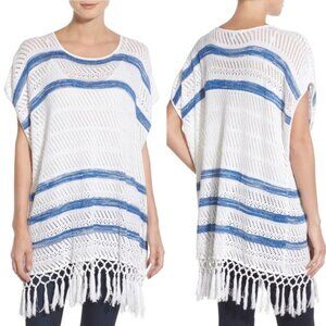 💠CUPCAKES & CASHMERE Pura Vida Striped Poncho